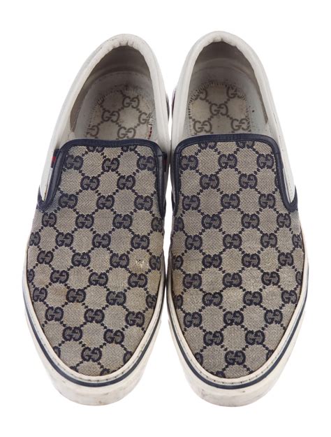 gucci mens sneakers slip on|Gucci men sneakers new authentic.